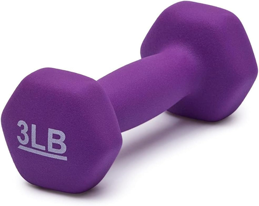 Neoprene Dumbbell Hand Weights for Exercise and Muscle Toning